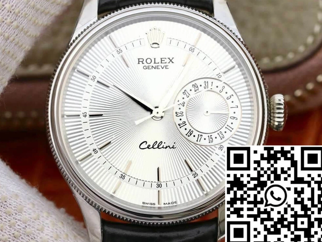 Dial Factory White Rolex MKS Celini Date M50519-0006 0415